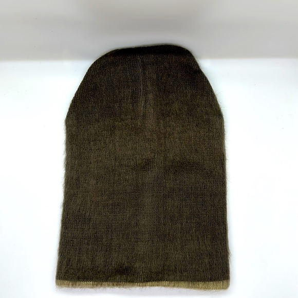 Dark cream n dark coffee beanie cap hat handmade Ecuadorian brand new alpaca - Picture 4 of 6